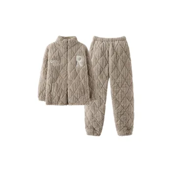 MIIOW Pajama Set Men's Milk Tea Gray