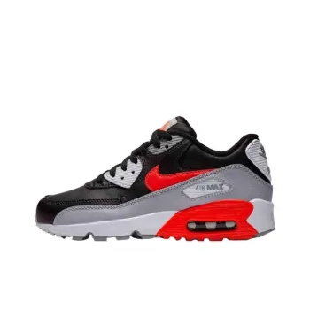 Nike Air Max 90 Anti Slip Wear Resistant Low Top Kids Lifestyle Shoes Dark Gray Teenagers