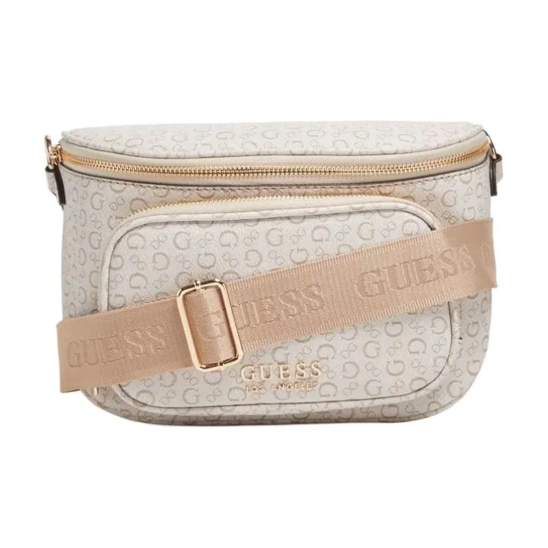 GUESS Artificial Leather Crossbody Bag Shoulder Bag Medium Size Women's White-1