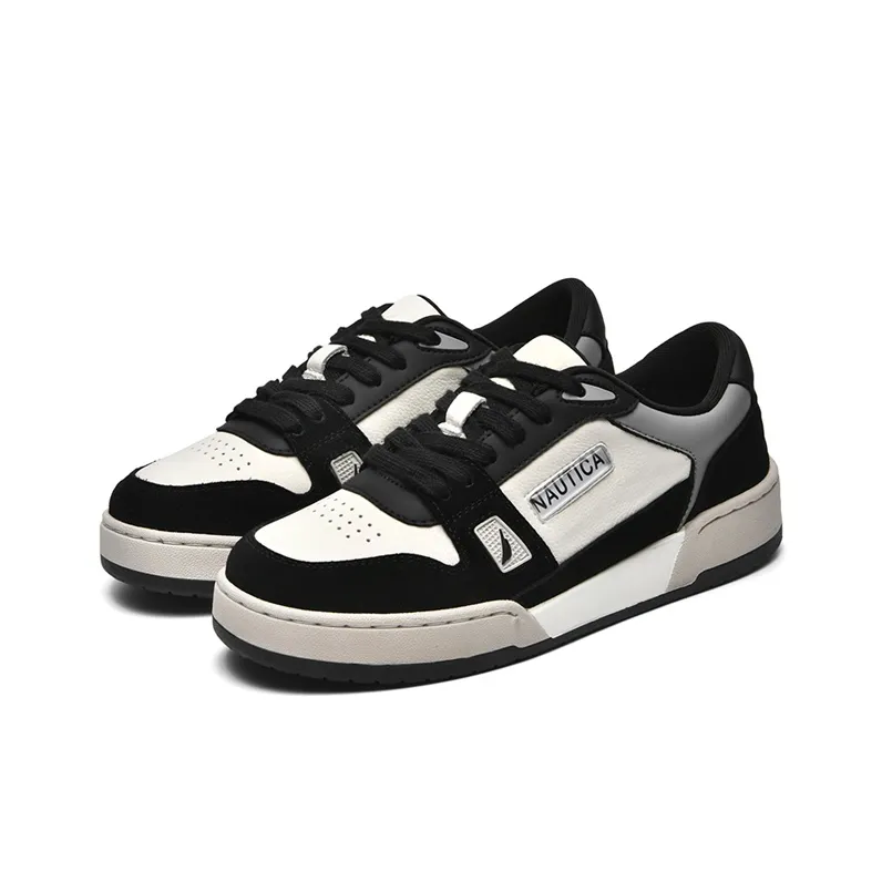 NAUTICA Luxury Trend Collection Anti Slip And Wear Resistant Height Increasing Low Top Skateboard Shoes Women's-1