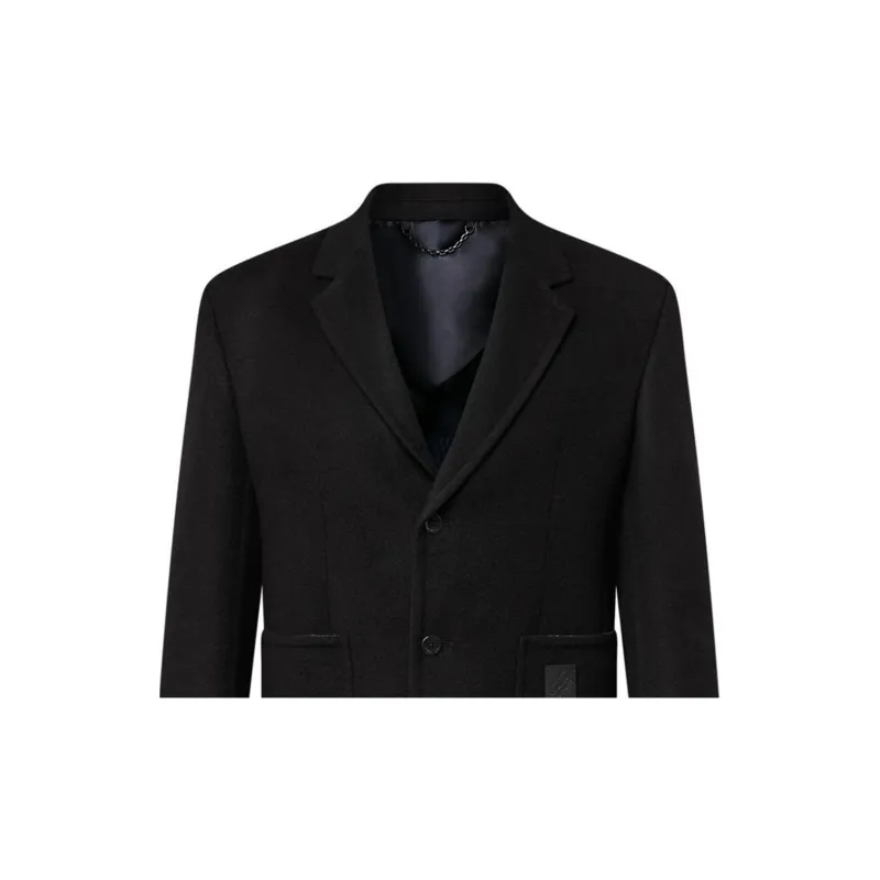 LOUIS VUITTON Double Face Cashmere And Wool Blend Blazer-3