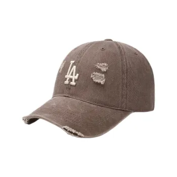 MLB Cotton Baseball Caps Unisex Sandy Brown