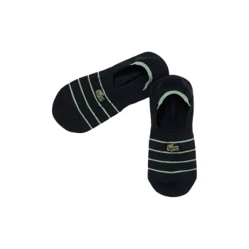 LACOSTE No Show Socks Men's 1 Pack Marine Blue