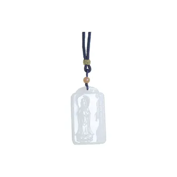 Ingenuity Hetian Jade Necklaces White Jade Men's