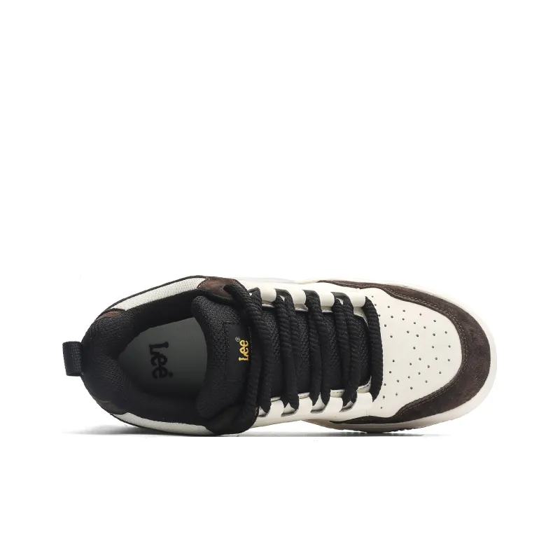Lee Puffy Shoes Breathable Height Increase Low Top Skateboard Shoes Men's-8