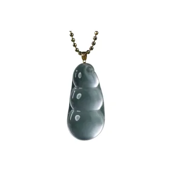 Cuizu Golden Silk Jade Necklaces Women's