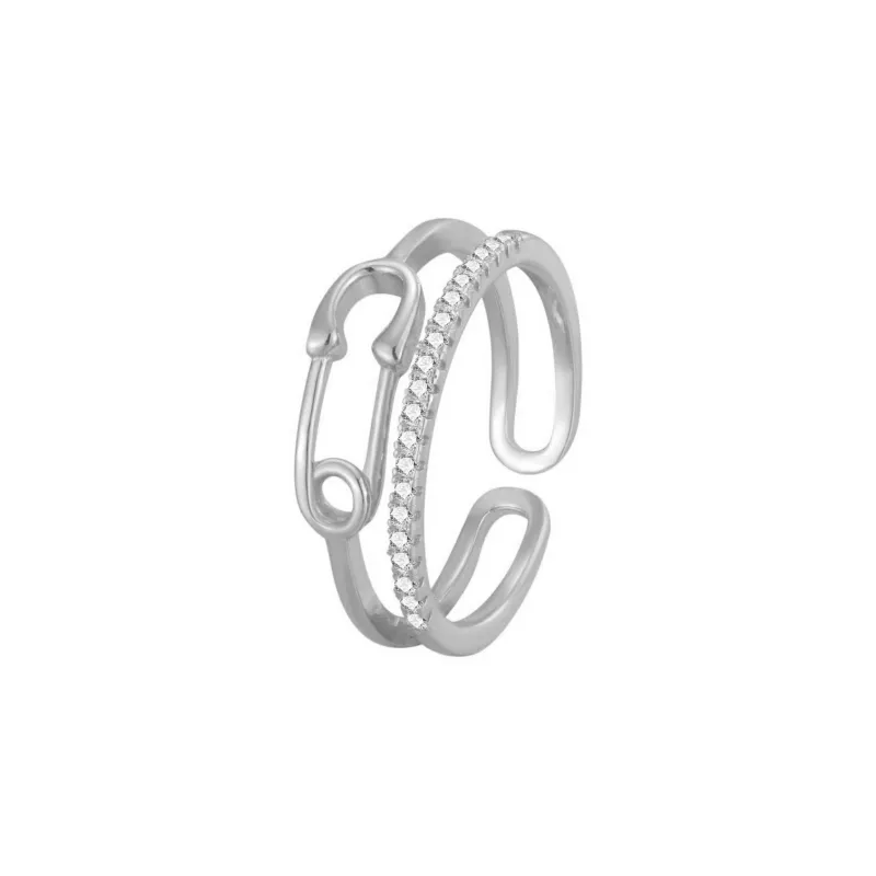 KING OF BLING 925 Sterling Silver With Zircon Rings Women's Year Of The Snake Good Luck-0