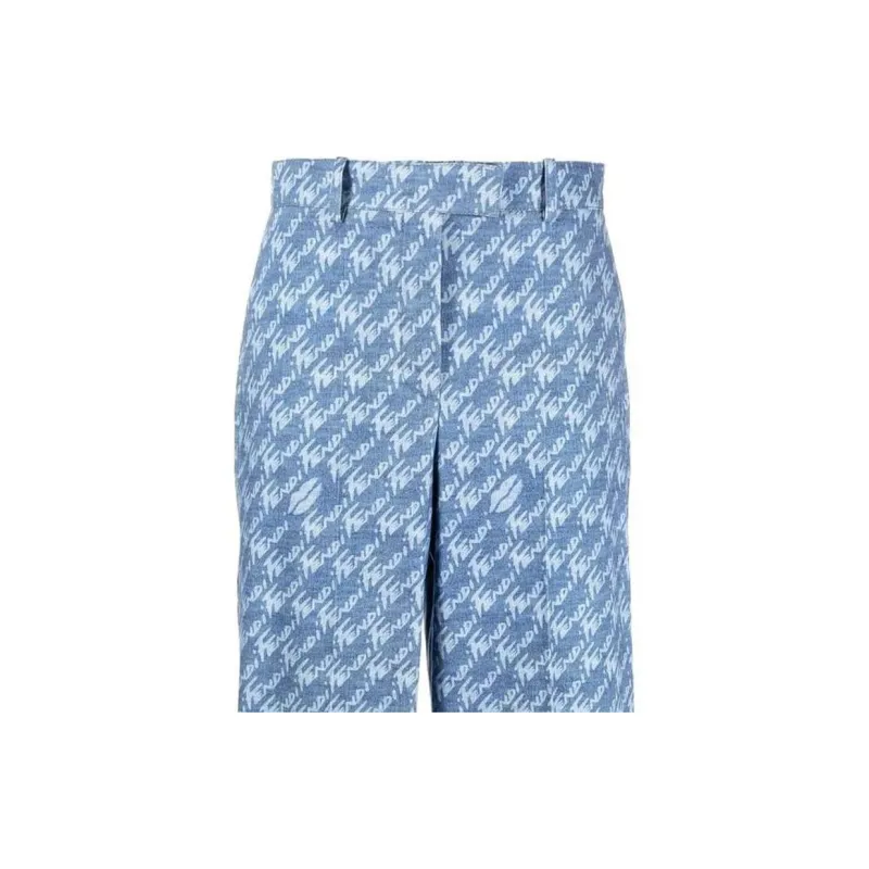 FENDI Jeans Women's Blue-4