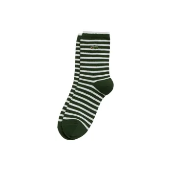LACOSTE Mid Calf Socks Women's 1 Pack Green
