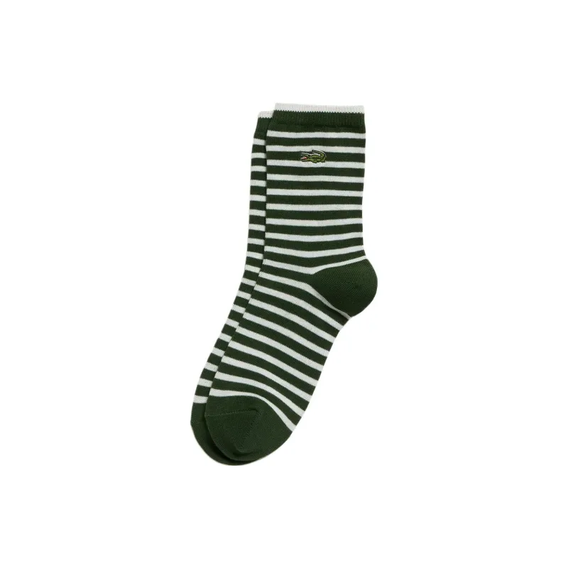 LACOSTE Mid Calf Socks Women's 1 Pack Green-0
