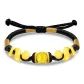 Wealth Coiled Snake Bracelet[Black Cord]