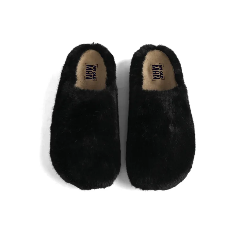 An Old Man Quiet Abrasion Resistant Wrap toe Slippers Women's-6