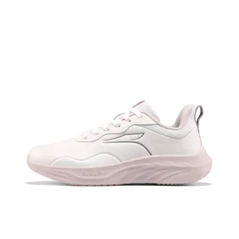 361° Wear resistant And Lightweight Low Top Running Shoes Women's White Pink