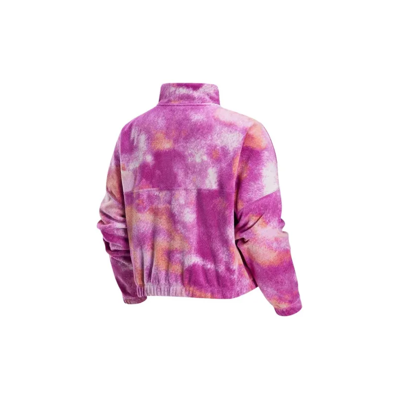 Nike One Women's Therma-FIT Oversized 1/2-Zip Fleece Printed Top-1