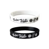 Irving Sunflower White+Black Wristband