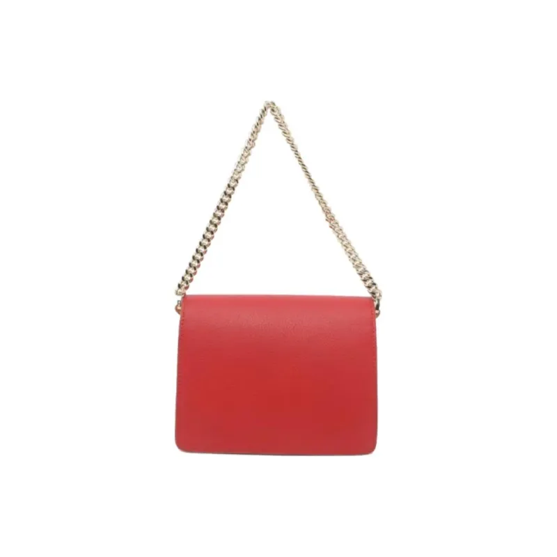 MCM Patricia Visetos Canvas Trunk Bag, Shoulder Bag, Crossbody Bag Mini Women's Red, Beige & Multicolor-2