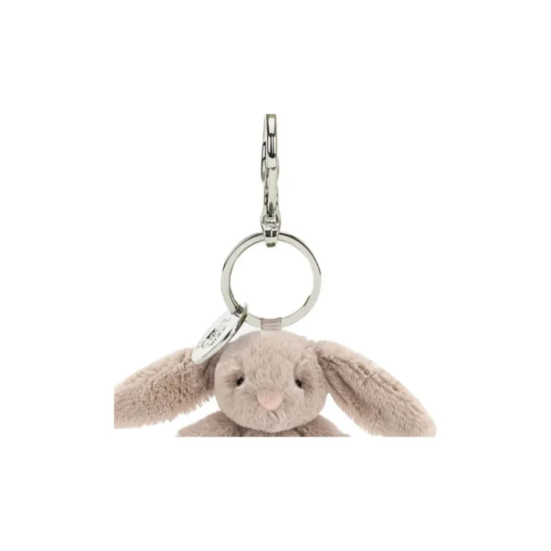 JELLYCAT Bashful Bunny Beige Bag Charm-2