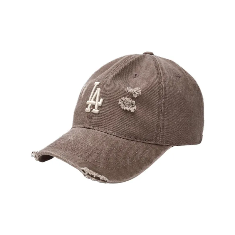 MLB Cotton Baseball Caps Unisex Sandy Brown-1