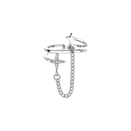 KING OF BLING Copper, Zircon Rings Women's Year Of The Snake Good Luck