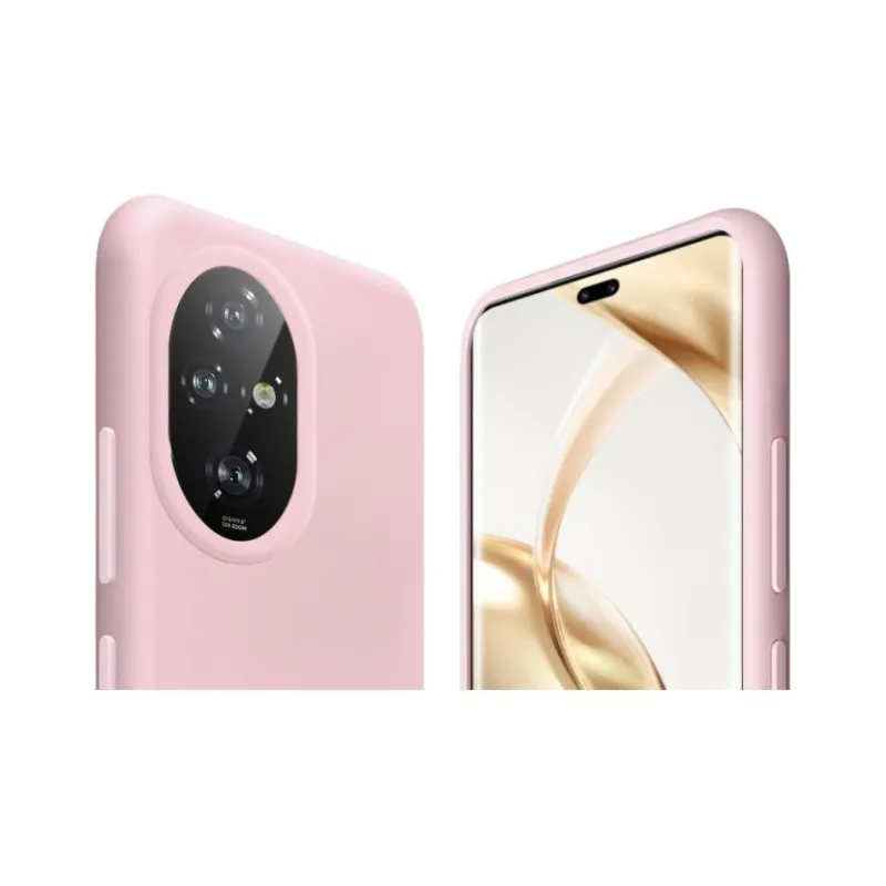 ZHUOJI Silicone Material Lens Fully Enclosed Microfiber Flock Phone Case Compatible With Honor 200/Pro-28