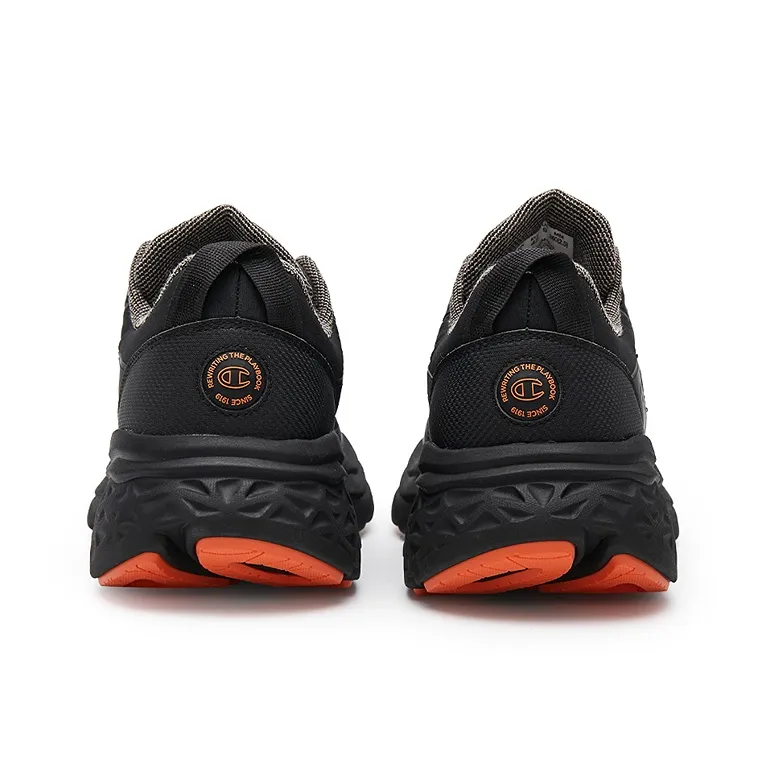 Champion Low Top Running Shoes Men's Black/Oxidized Orange-3