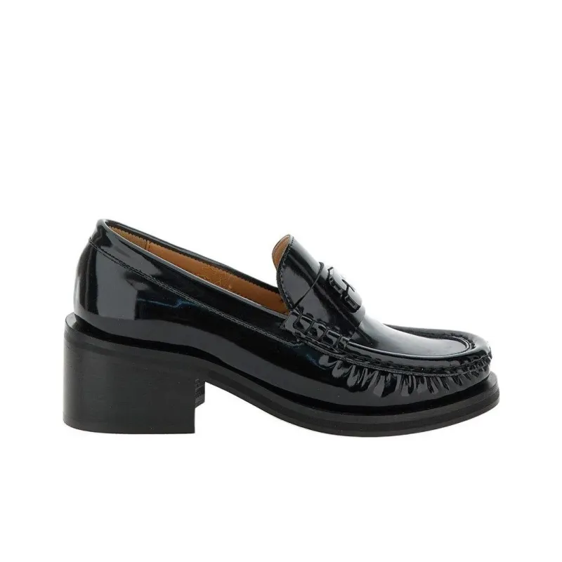 GANNI Loafers 5cm Women's Black-1