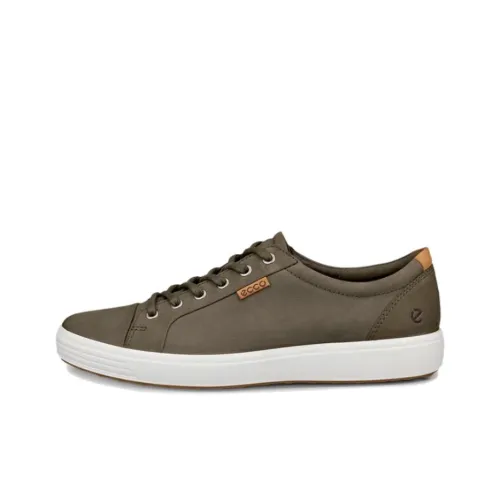 Ecco Soft 7 Wear-Resistant Low-Top Skateboard Shoes Men's Green