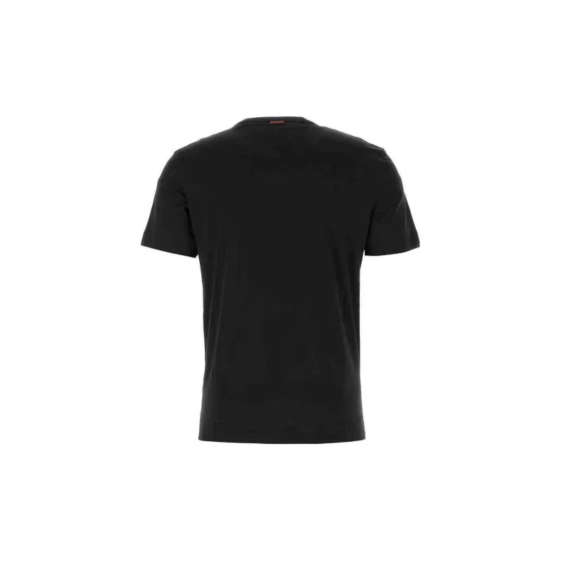 Ermenegildo Zegna Logo Printed Crewneck T Shirt-1