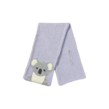 MUJI Polyester Knit Scarves Kids' Multicolor