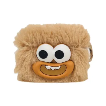 Wei Xin Compatibility Apple AirPods 4/2/3/4th Generation/AirPods Pro/Pro 2 Plush 3D Effect Sausage Lips Headphone Cases