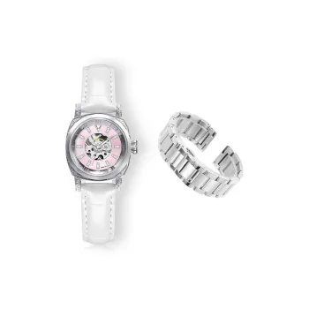 ORCO Automatic Mechanical Movement Watch Women's Watch Pink Watch Dial