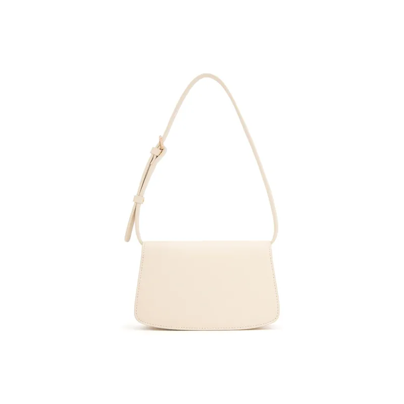ELLE Leather Saddle Bag, Shoulder Bag Small Size Women's Multicolor-7