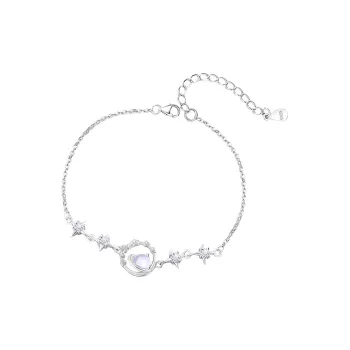 FBRUE S925 Silver Bracelets Women's