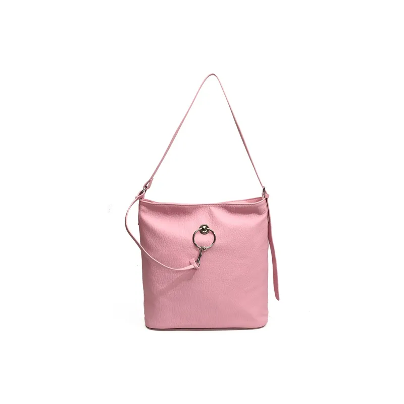 JIANMU PU Handbag, Shoulder Bag, Crossbody Bag Regular Women's Black/Dark Pink/Yellow/White/Light Pink-2