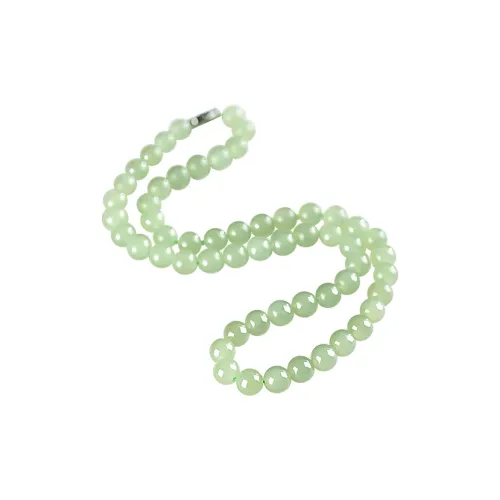 ALLOVE Hetian Jade Necklaces White Jade/Pale Greenish White Jade Women's