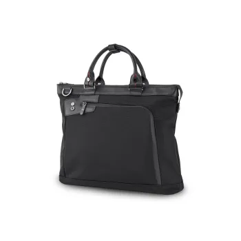 ECHOLAC Fabric Business Briefcase Medium Size Men's Black