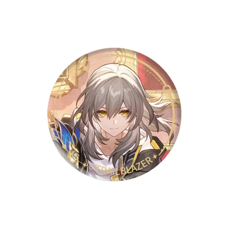 MIHOYO x Crash Star Dome Railway Bronya Illustration Collection Tinplate Harmonious Destiny Badges-9