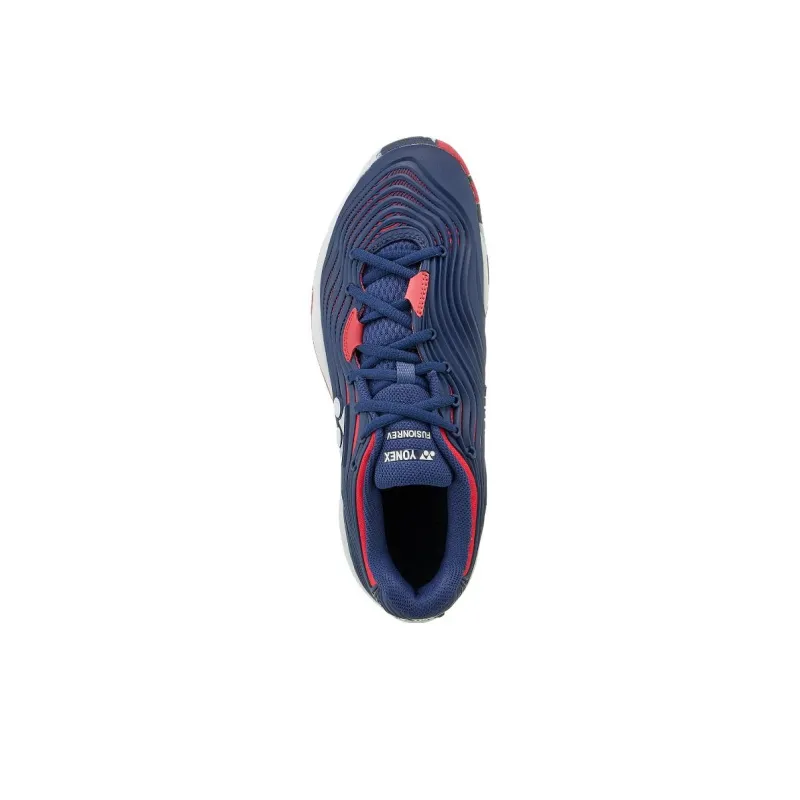 YONEX Anti Slip Wear Resistant Low Top Tennis Shoes Men's Marine Blue-3