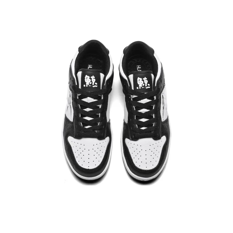 HLA JEANS Warm Coverage Wear Resistant Lightweight Slip Resistant Low Top Skateboard Shoes Unisex-3