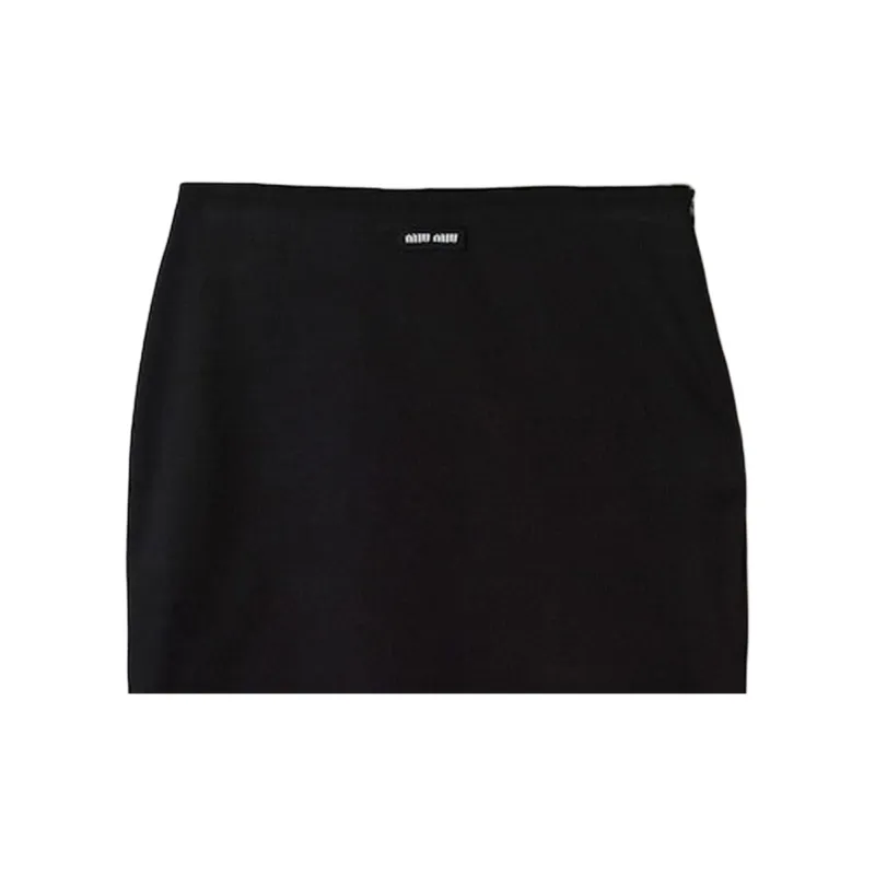 MIU MIU SS23 Casual Short Skirts Women's Black-5