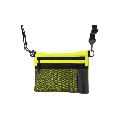 PUMA Fabric Shoulder Bag Crossbody Bag Regular Unisex Yellow