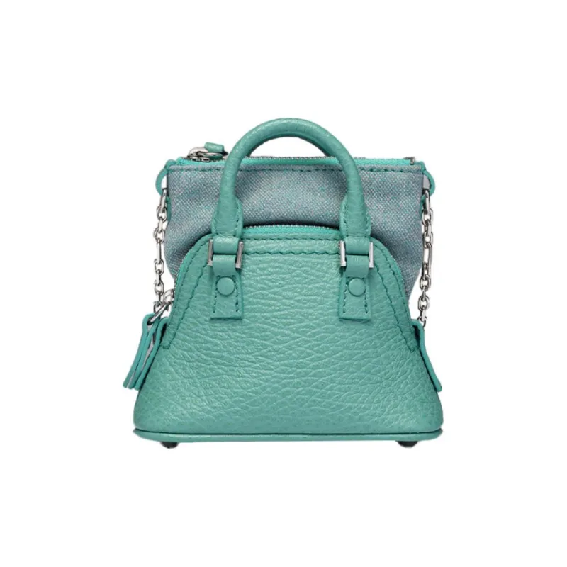 Maison Margiela Numbers-Patch Zipped Mini Shoulder Bag-3