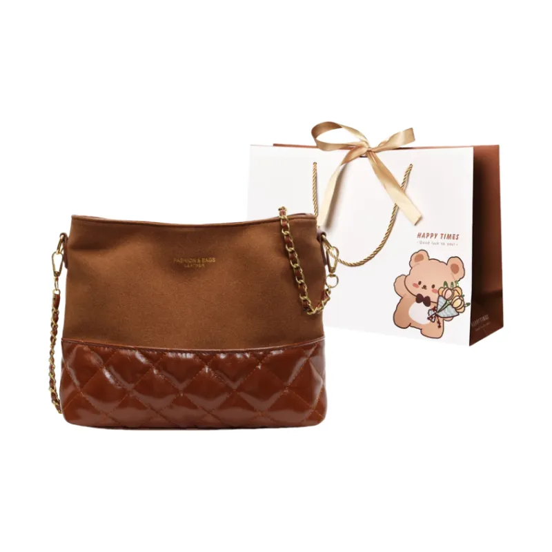 ERANGBEAR Pu Shoulder Bag, Crossbody Bag Women's Multicolor-3