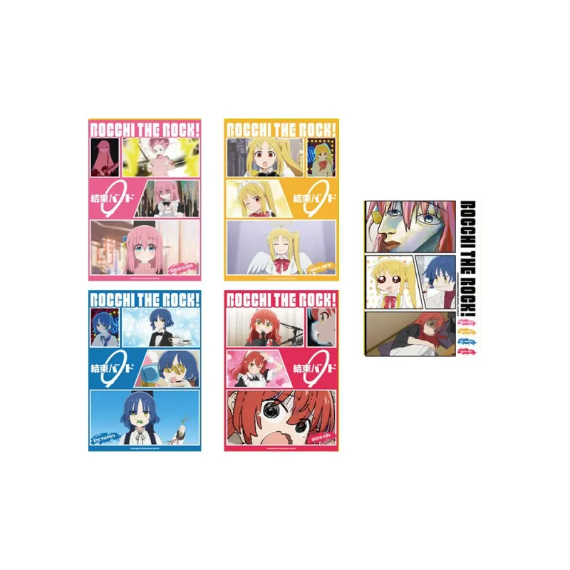 GuGuGuGu Bocchi The Rock! Comic Hitori Gotoh Ikuyo Kita Ryo Yamada Nijika Ijichi Poster Set Anime / Games Posters-0