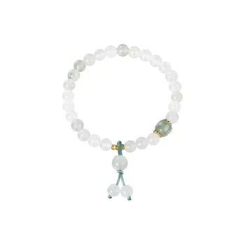 Cuiya Golden Building Tianshan Jade Bracelets Unisex