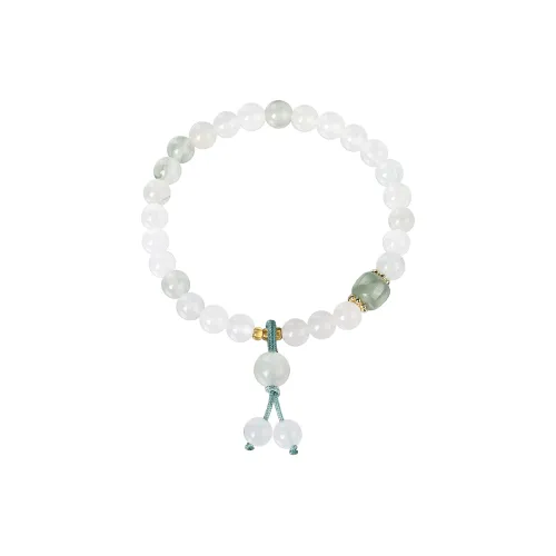 Cuiya Golden Building Tianshan Jade Bracelets Unisex