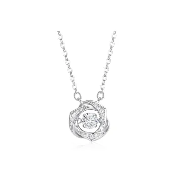 KADER Princess On The Run Collection Rose Mythology Collection 925 Sterling Silver Necklaces Women's Silver