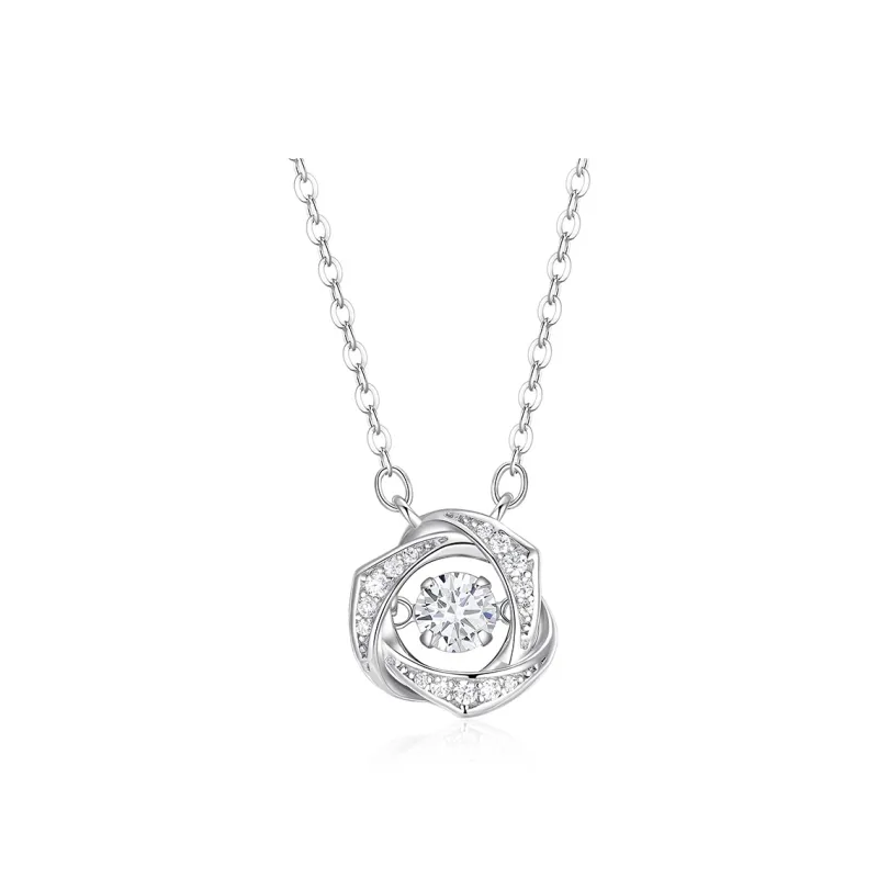 KADER Princess On The Run Collection Rose Mythology Collection 925 Sterling Silver Necklaces Women's Silver-0