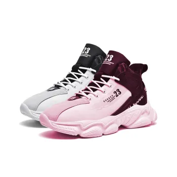 Black tailed Deer Slip Resistant Thermal Abrasion Resistant High Top Basketball Shoes Men's