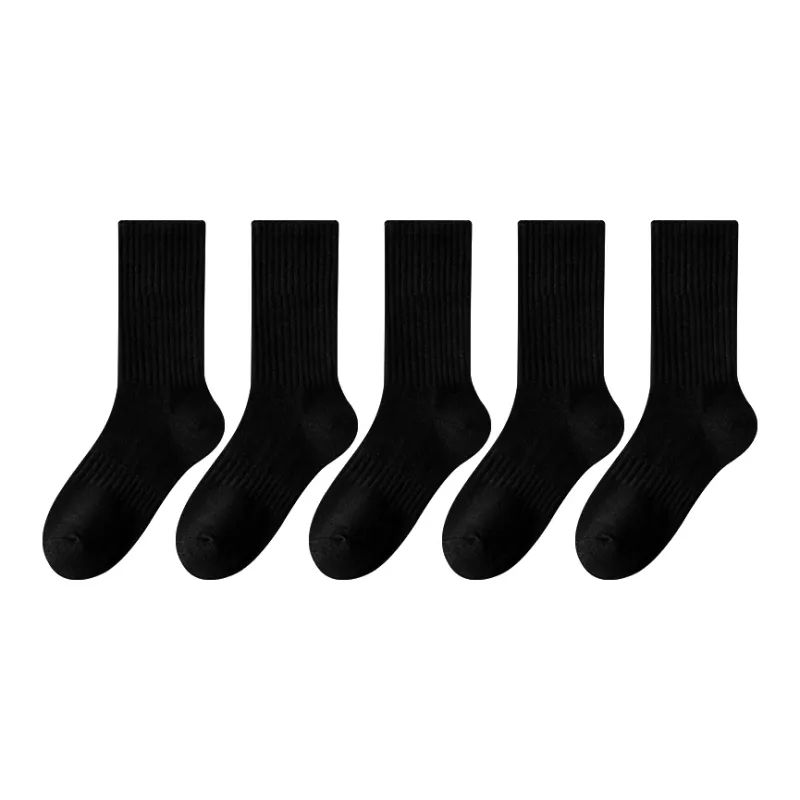 AOKANG Mid Calf Socks Men's 5 Pack-5